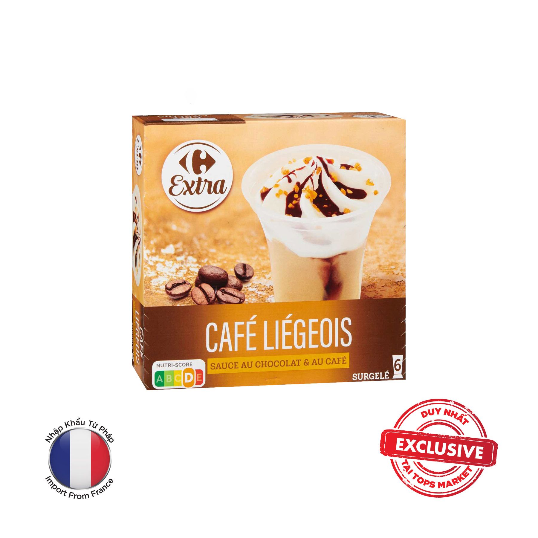 CARREFOUR KEM CÀ PHÊ LIEGOIS 402G