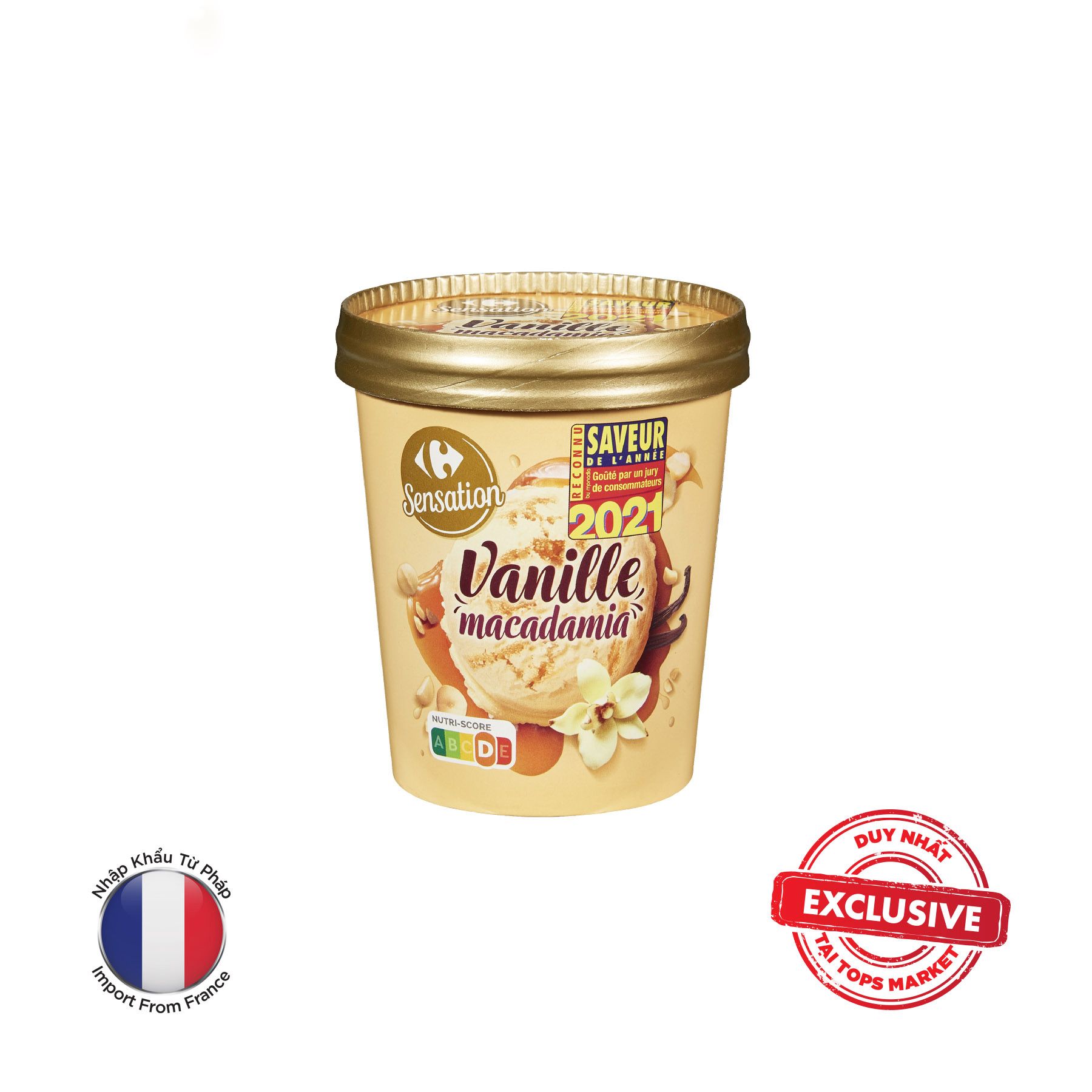 CARREFOUR KEM VANI HẠT MẮCC CA 295G