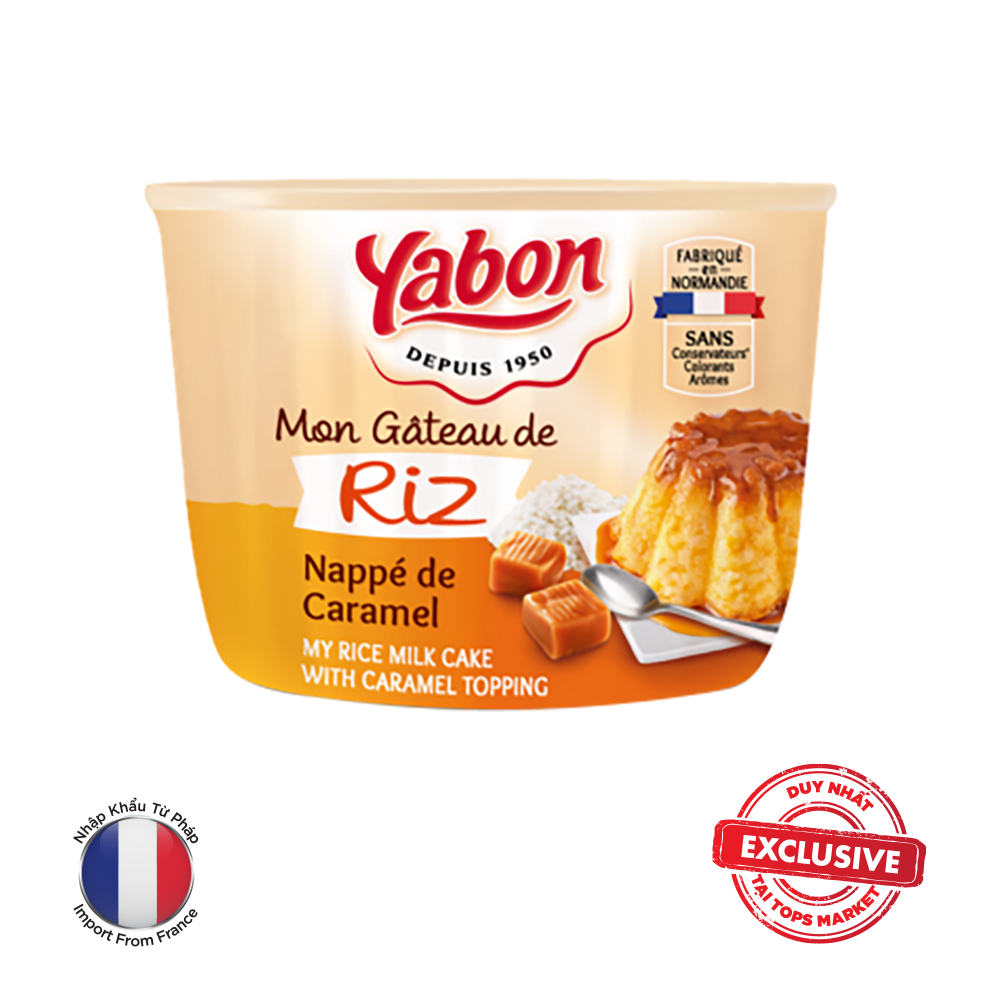 BÁNH GẠO PHỦ ĐƯỜNG CARAMEN YABON 420G