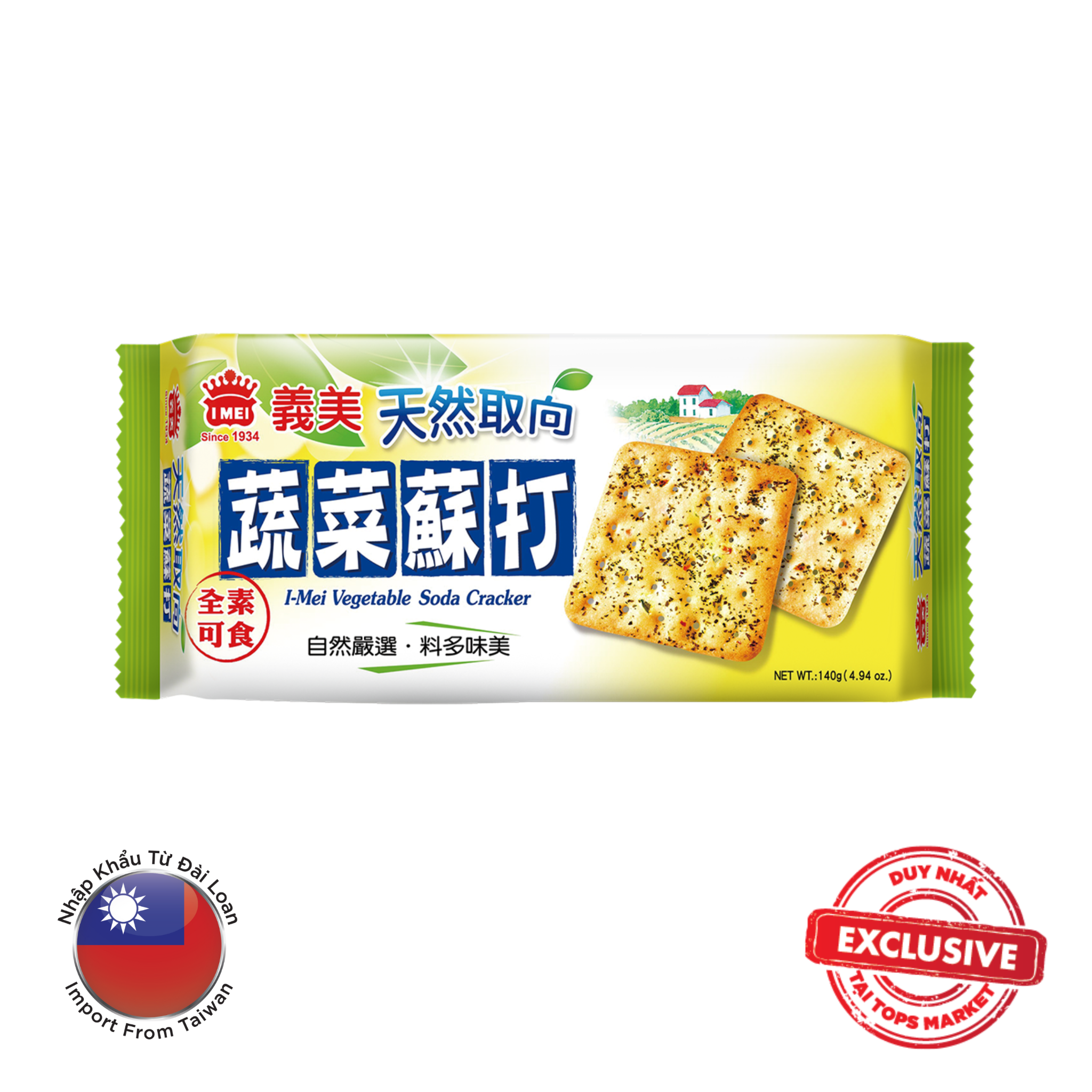 IMEI BANH QUY GION VI RAU CU 140G