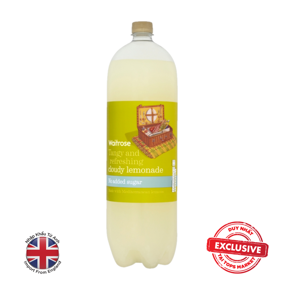 NƯỚC CÓ GA KHÔNG ĐƯỜNG HƯƠNG CHANH WAITROSE & PARTNERS