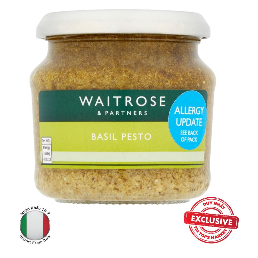 WAITROSE SỐT BASIL PESTO HÚNG TÂY XANH