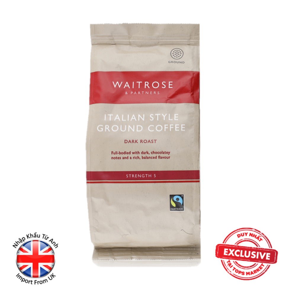 CÀ PHÊ ĐEN RANG XAY KIỂU Ý - WAITROSE & PARTNERS