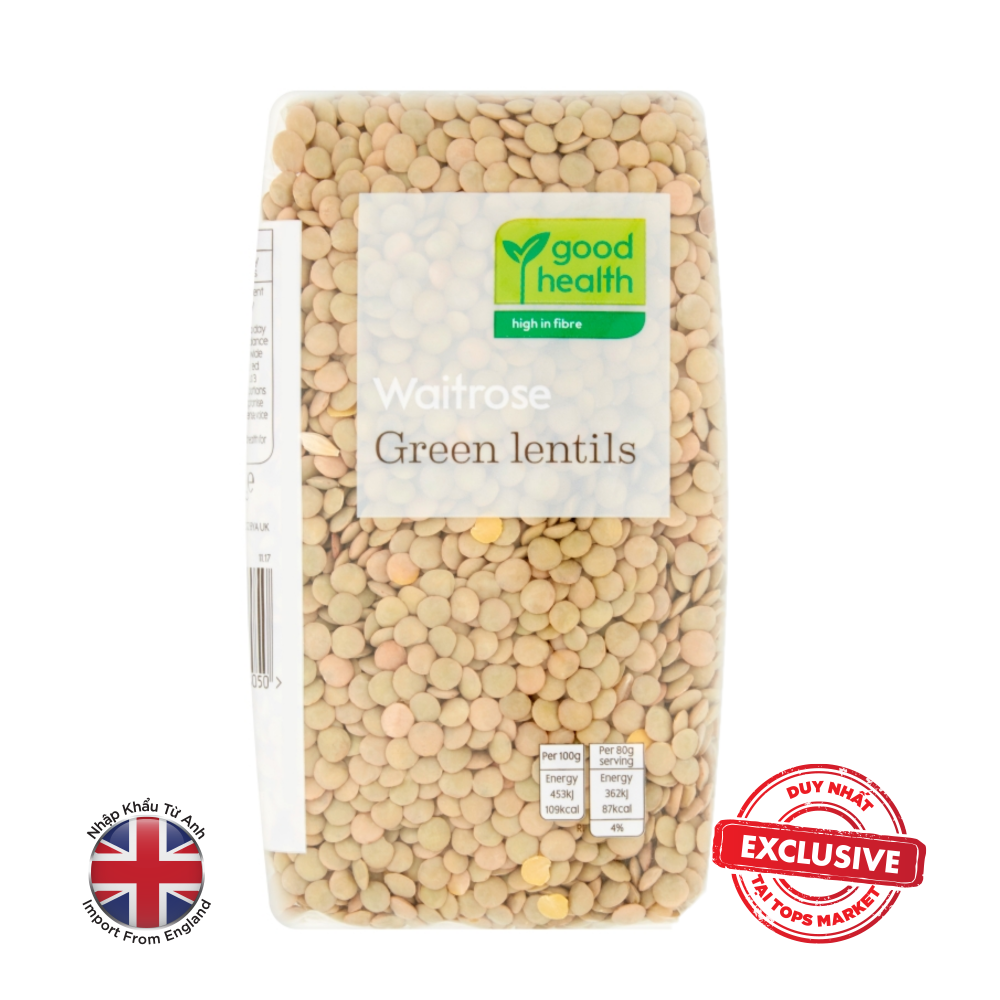 WAITROSE ĐẬU LĂNG XANH GREEN LENTIS