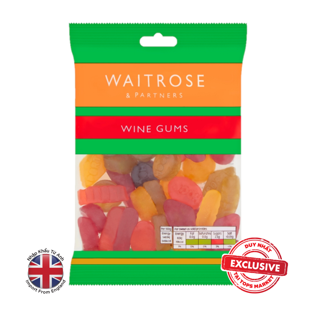 WAITROSE KẸO DẺO WINE GUMS