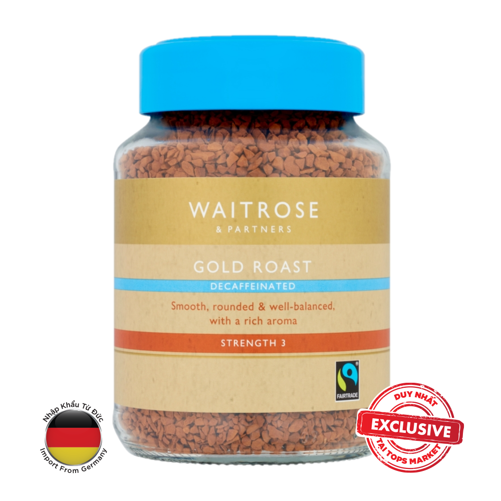 WAITROSE CÀ PHÊ RANG KHỬ CAFFEIN