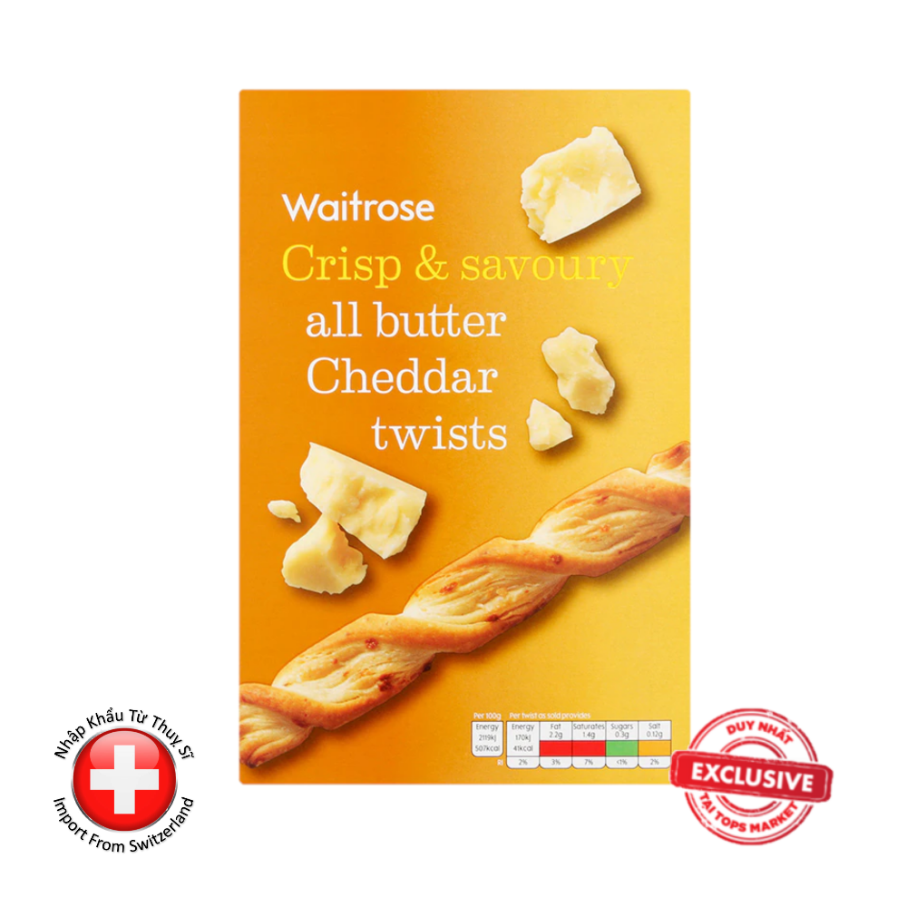 BÁNH BƠ PHÔ MAI DẠNG XOẮN - WAITROSE
