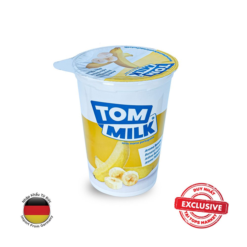SỮA CHUA HƯƠNG CHUỐI TOM MILK 500G