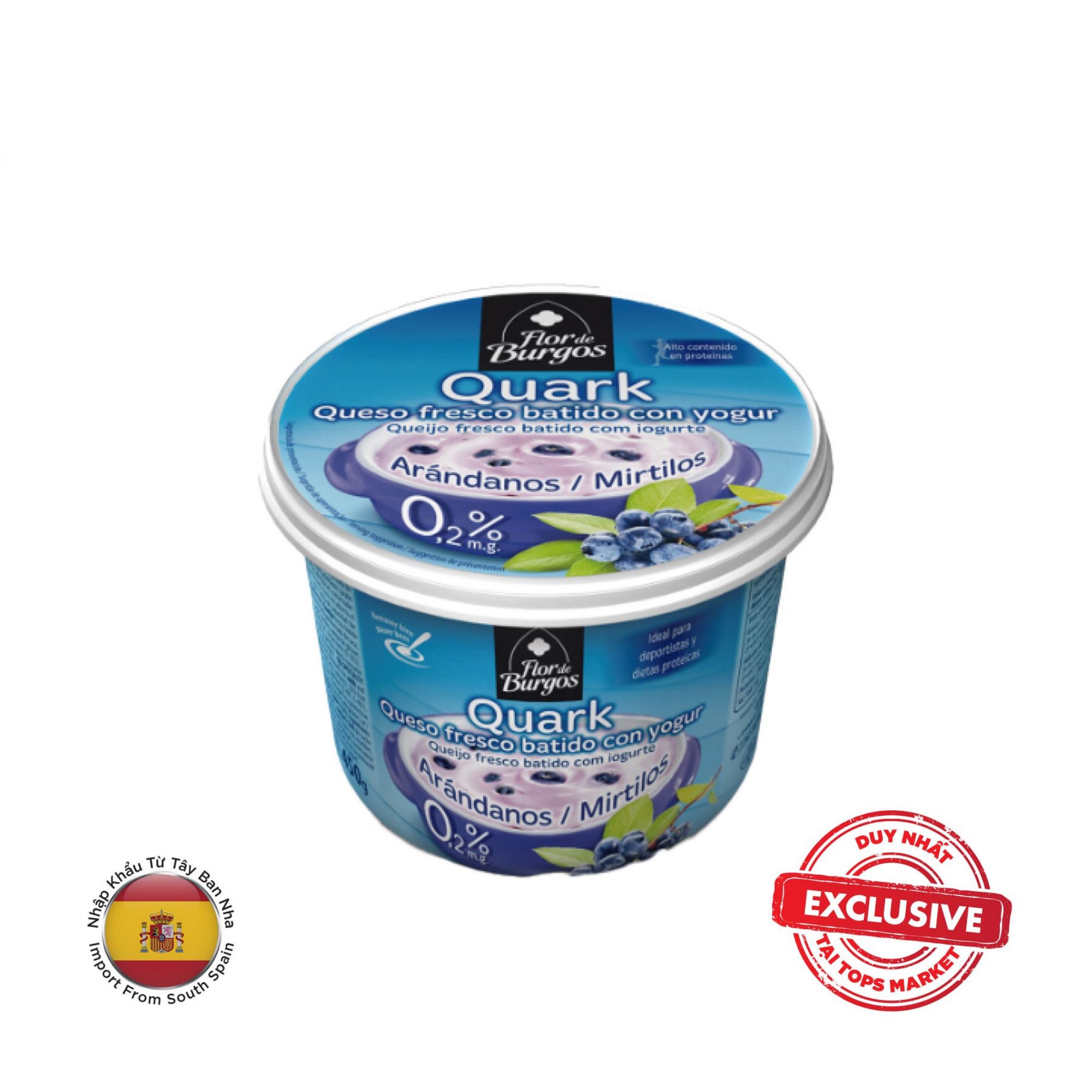 PHÔ MAI SỮA VỊ VIỆT QUẤT FLOR DE BURGOS 450G