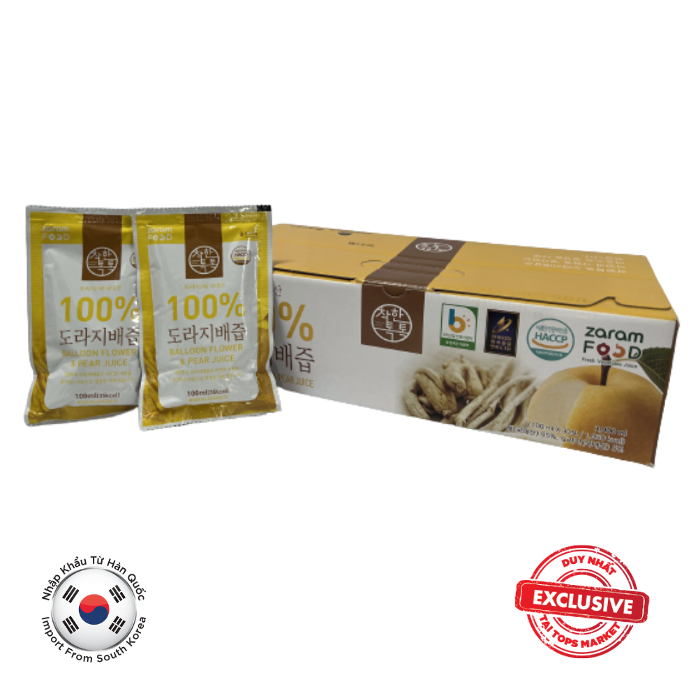 Nước Ép Lê Và Hoa Cát Cánh 30X100ML