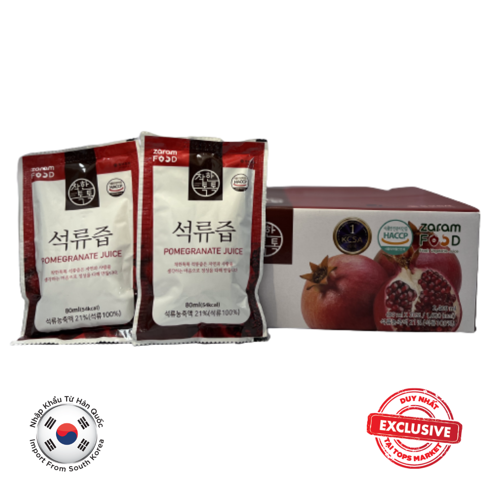 Nước Ép Lựu 30X100ML
