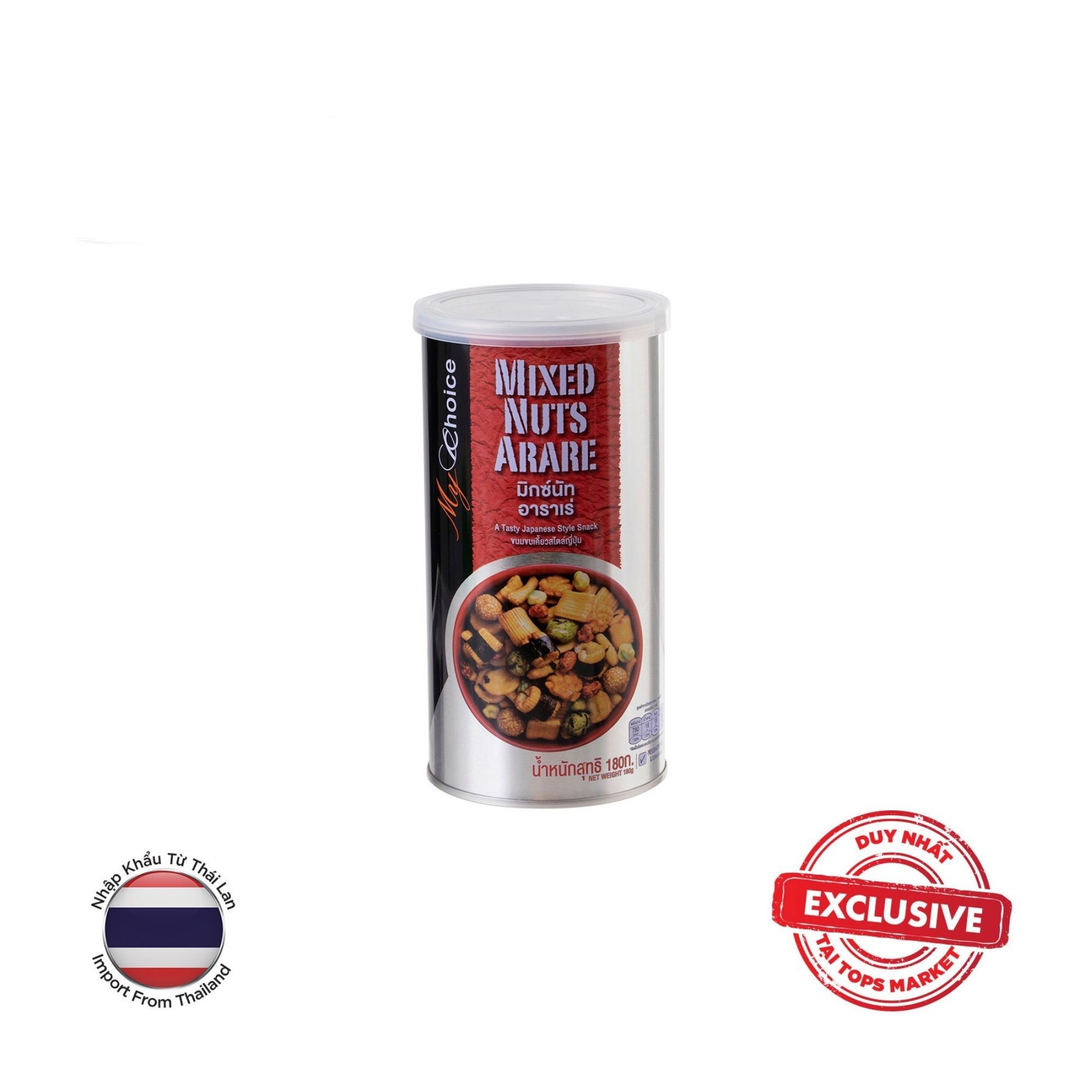 MYCHOICE SNACK HỖN HỢP ARERA 180G