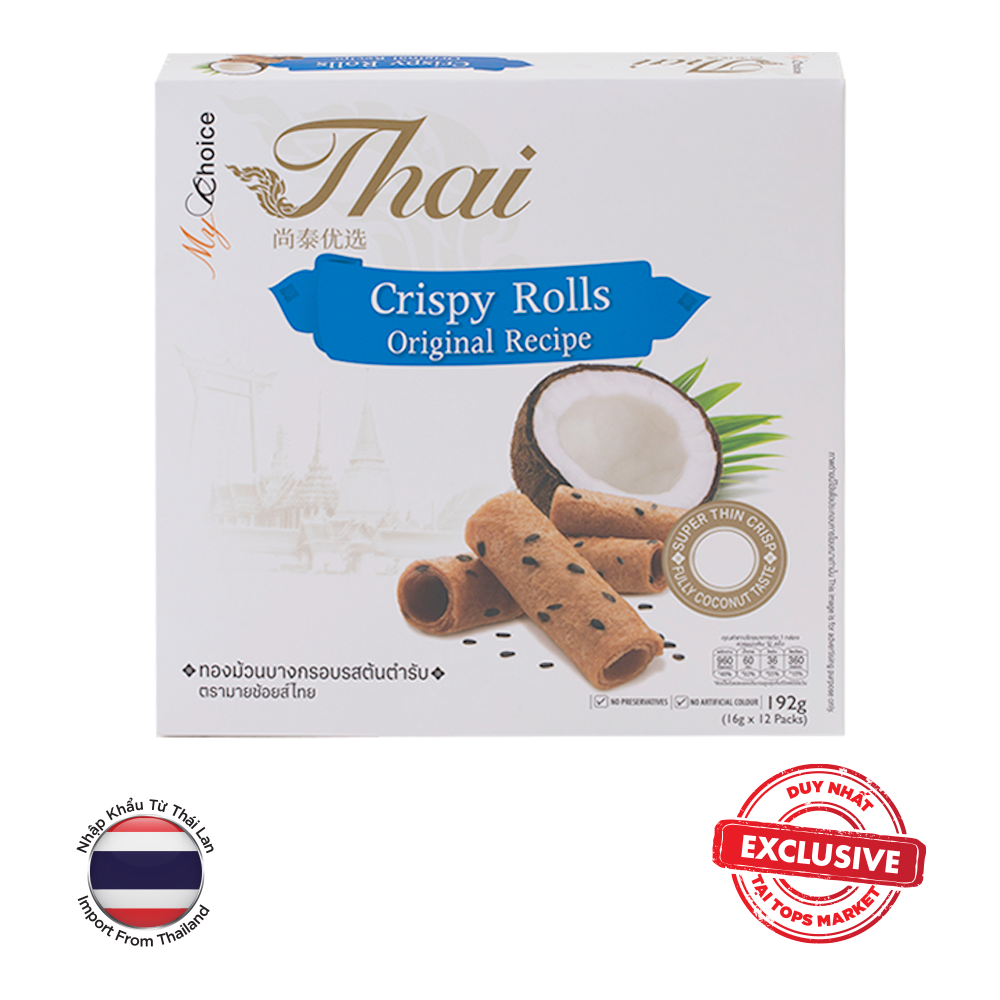 MYCHOICE BÁNH QUE DỪA VỊ NGUYÊN BẢN 192G