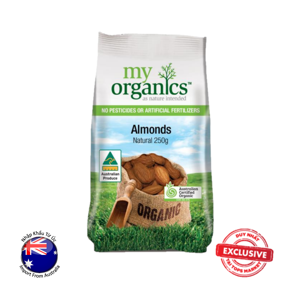 HẠT HẠNH NHÂN - MY ORGANICS 250 g