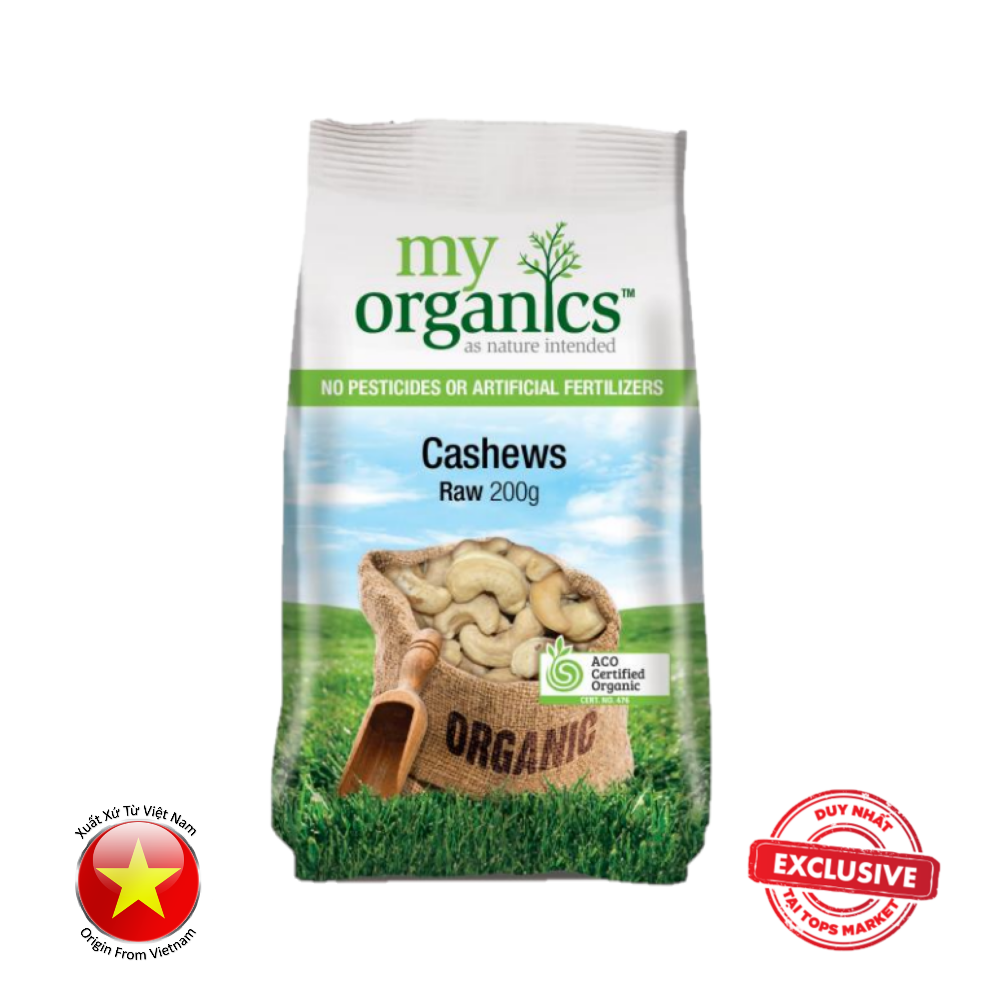 HẠT ĐIỀU - MY ORGANICS 200 g