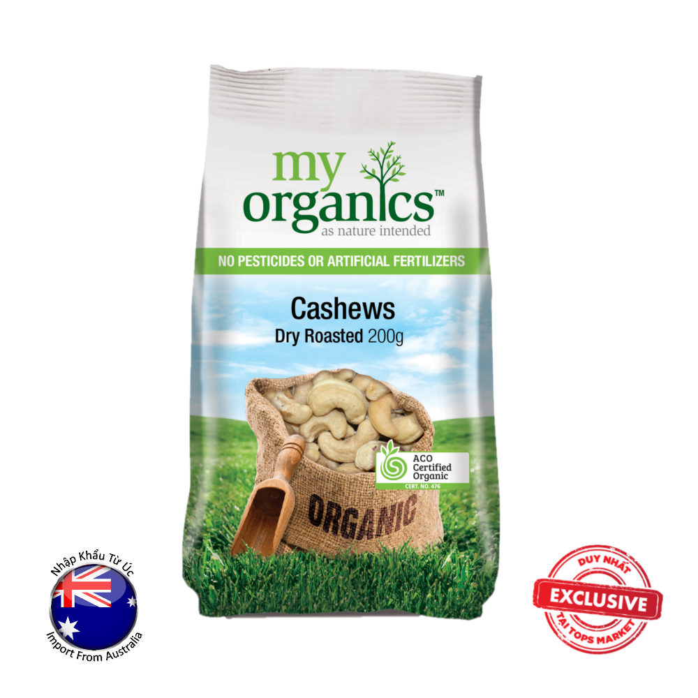 HẠT ĐIỀU RANG - MY ORGANICS 200 g