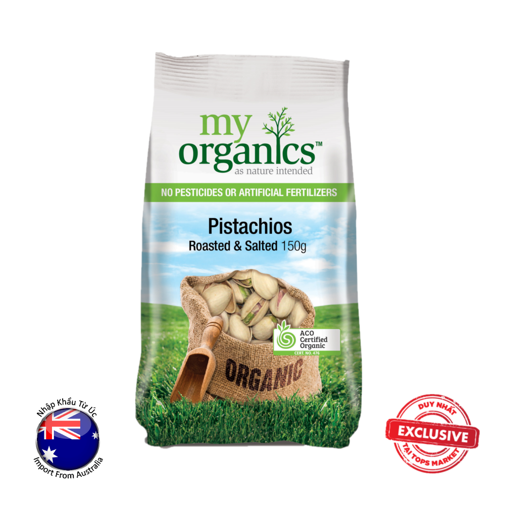 HẠT DẺ CƯỜI RANG MUỐI - MY ORGANICS 150 g