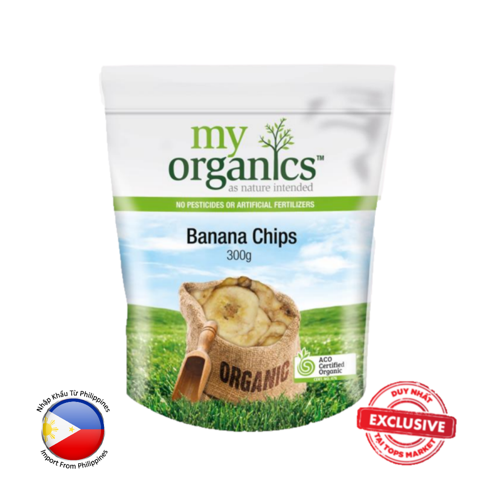 CHUỐI SẤY GIÒN - MY ORGANICS 300 g