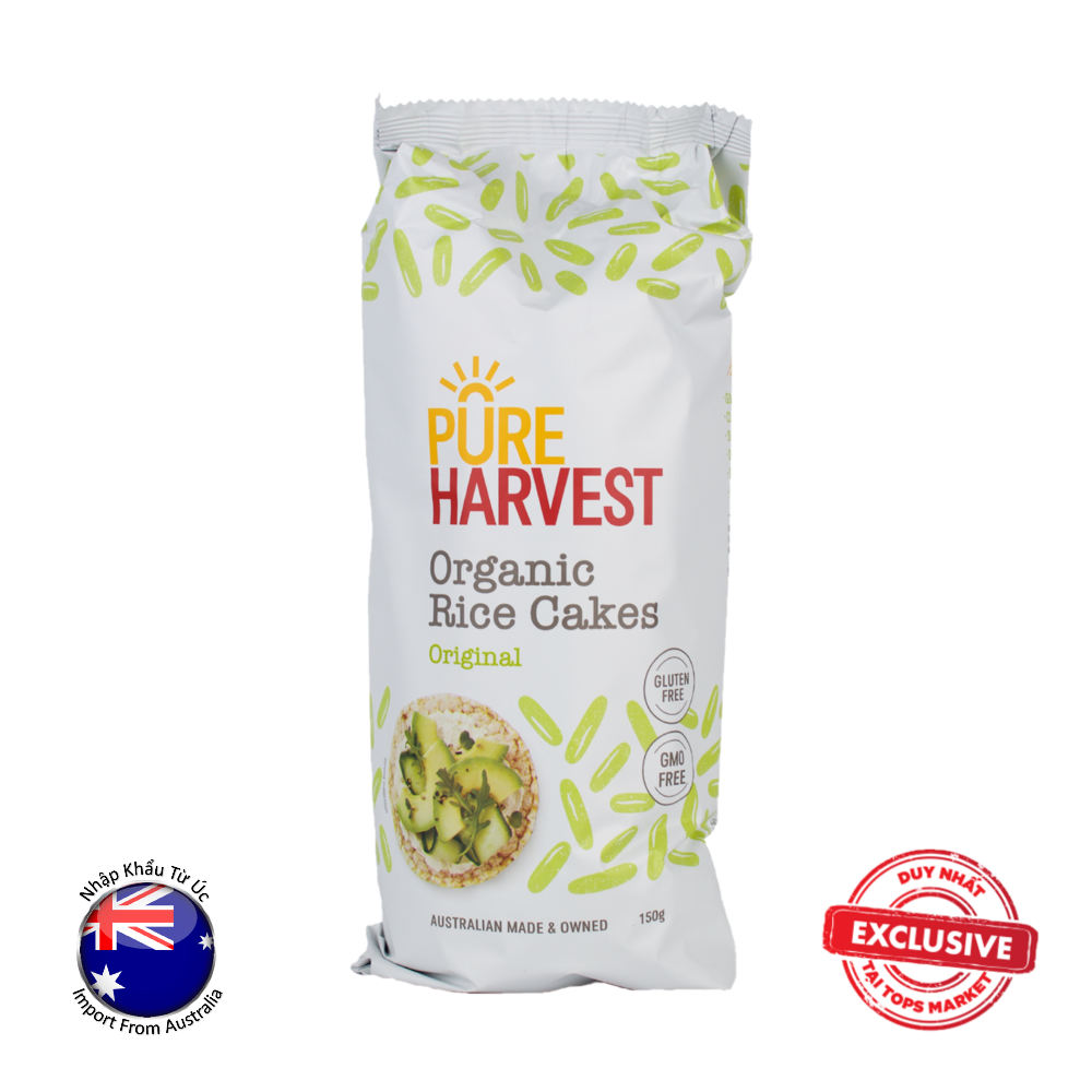 BANH GAO HUU CO VI NGUYEN BAN - PUREHARVEST 150 g