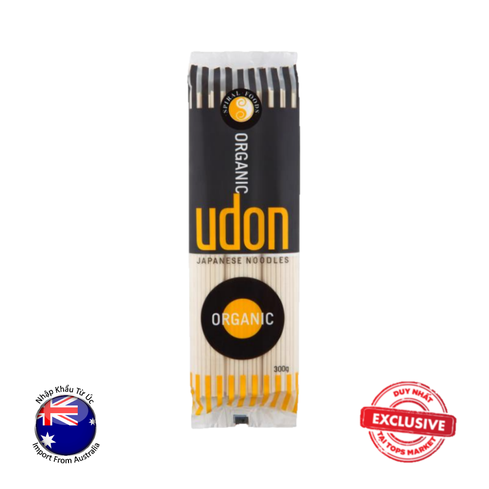 MÌ UDON HỮU CƠ - SPIRAL 300 g