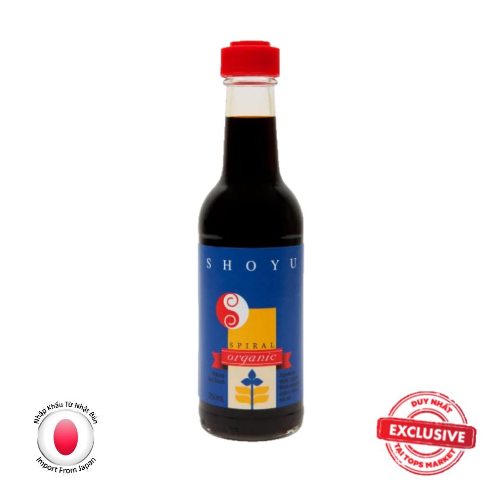 NƯỚC TƯƠNG SHOYU HỮU CƠ - SPIRAL 250 ml