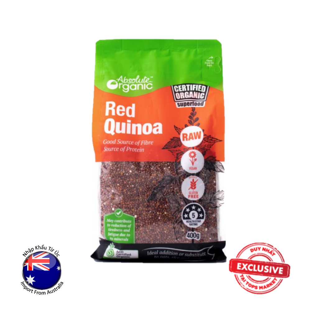 HẠT DIÊM MẠCH ĐỎ - ABSOLUTE ORGANIC 400 g