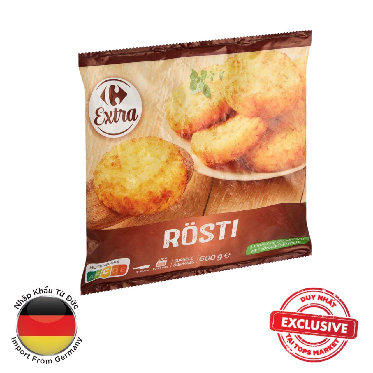 S CRF BANH KHOAI TAY NGHIEN DONG LANH ROSTIS 600G