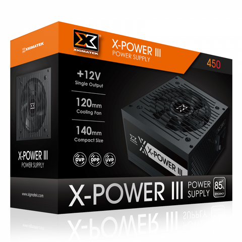  Nguồn Xigmatek X-POWER III 450 EN45969 400W 