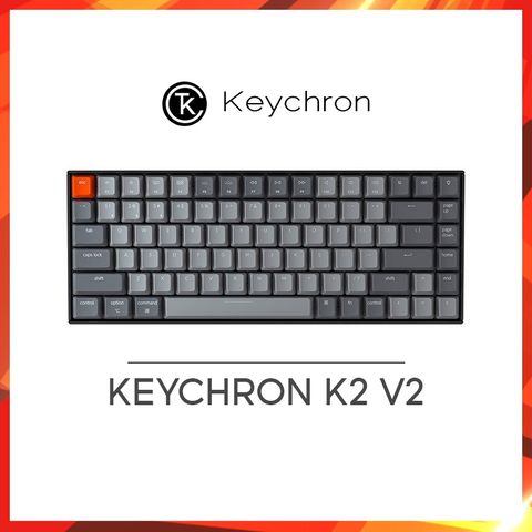  Bàn phím cơ Keychron K2 V2 Vỏ Nhôm Led RGB 