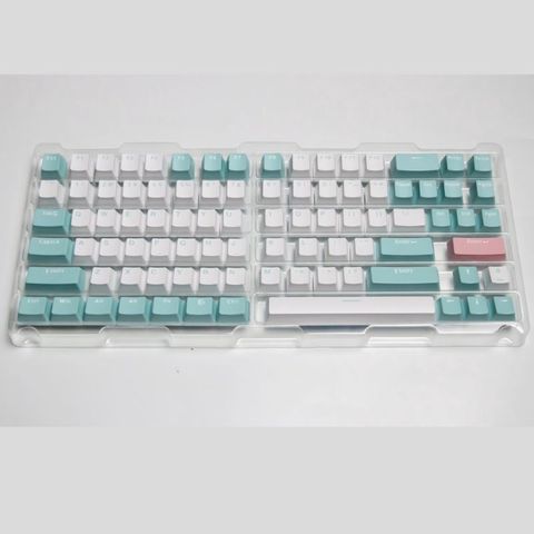  Bộ Keycap / Nút bàn phím Ajazz PBT 166 key ( PBT Double Shot / OME Profile) - Chính hãng 