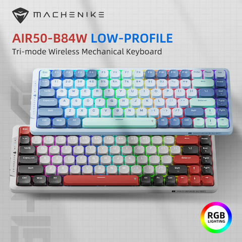  Bàn phím cơ không dây MACHENIKE Air50 Low-profile 