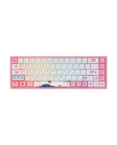  Bàn phím cơ AKKO 3068 v2 World Tour Tokyo R2 RGB – Bluetooth 5.0 (Gateron switch / Foam tiêu âm / Pre-Lubed) 