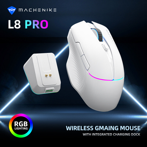  Chuột Không Dây Machenike L8 Pro Dual Mode 2K RGB 