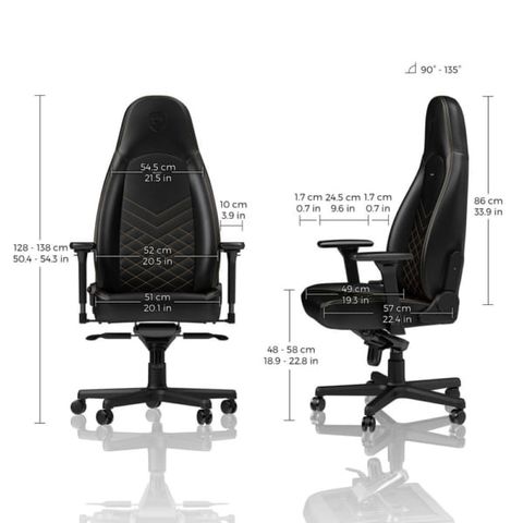  Ghế gaming NobleChairs ICON PU Series 