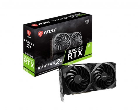  Card màn hình MSI RTX 3070 VENTUS 2X 8G OC LHR 