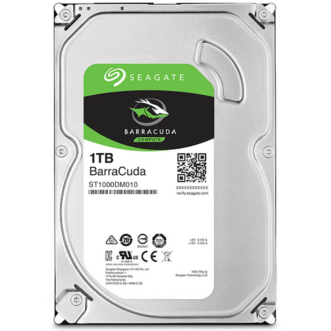  HDD Seagate BarraCuda 1TB 3.5 inch SATA III 64MB Cache 7200RPM ST1000DM010 