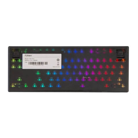  Bàn phím cơ không dây Fuhlen T87s Pro Black/White (RGB/3 mode/Sw Fuhlen) 