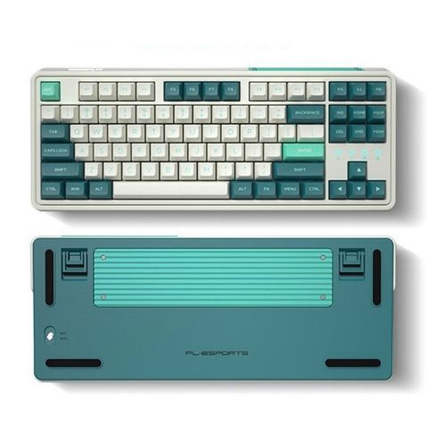  Bàn phím cơ FL-Esports CMK87 Ice Mint 3 Mode (Type-C, Bluetooth, 2.4G) 