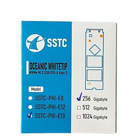  Ổ cứng SSD 256GB SSTC Oceanic Whitetip NVMe M2 PCI-e Gen 3 