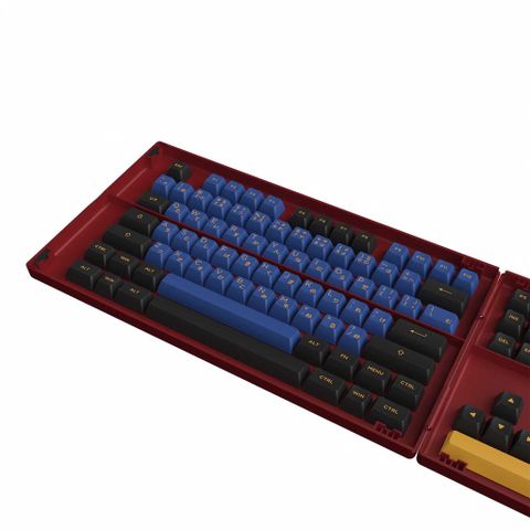  AKKO Keycap set – Red & Blue Samurai (PBT Double-Shot/ASA profile/226 nút) 