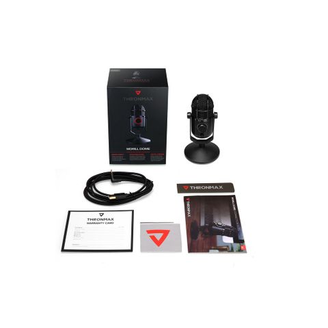  Microphone Thronmax Mdrill Dome M3 Jet Black 