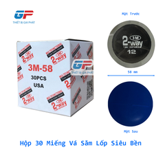 Miếng Vá Săm Lốp Ô Tô Xe Máy 3M 58mm