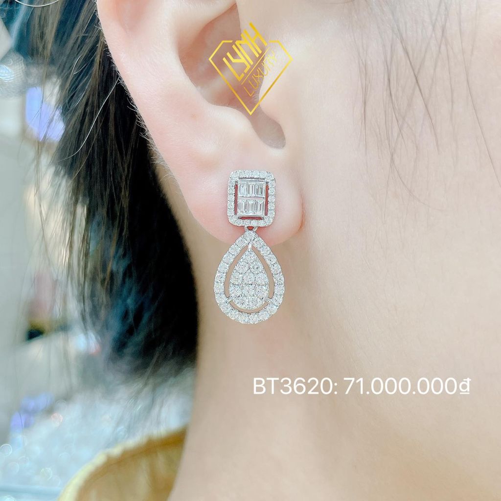 BÔNG TAI KIM CƯƠNG BT3620