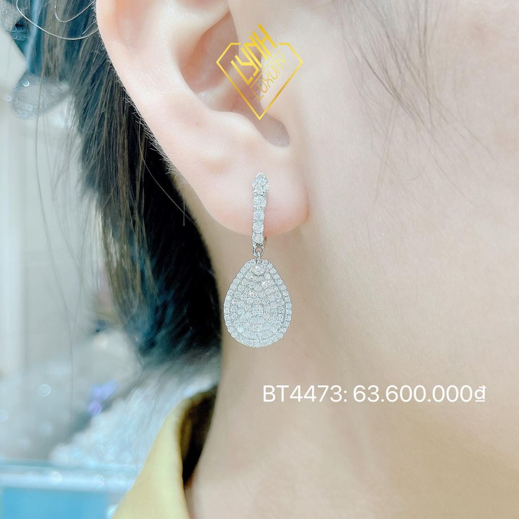 BÔNG TAI KIM CƯƠNG BT4473
