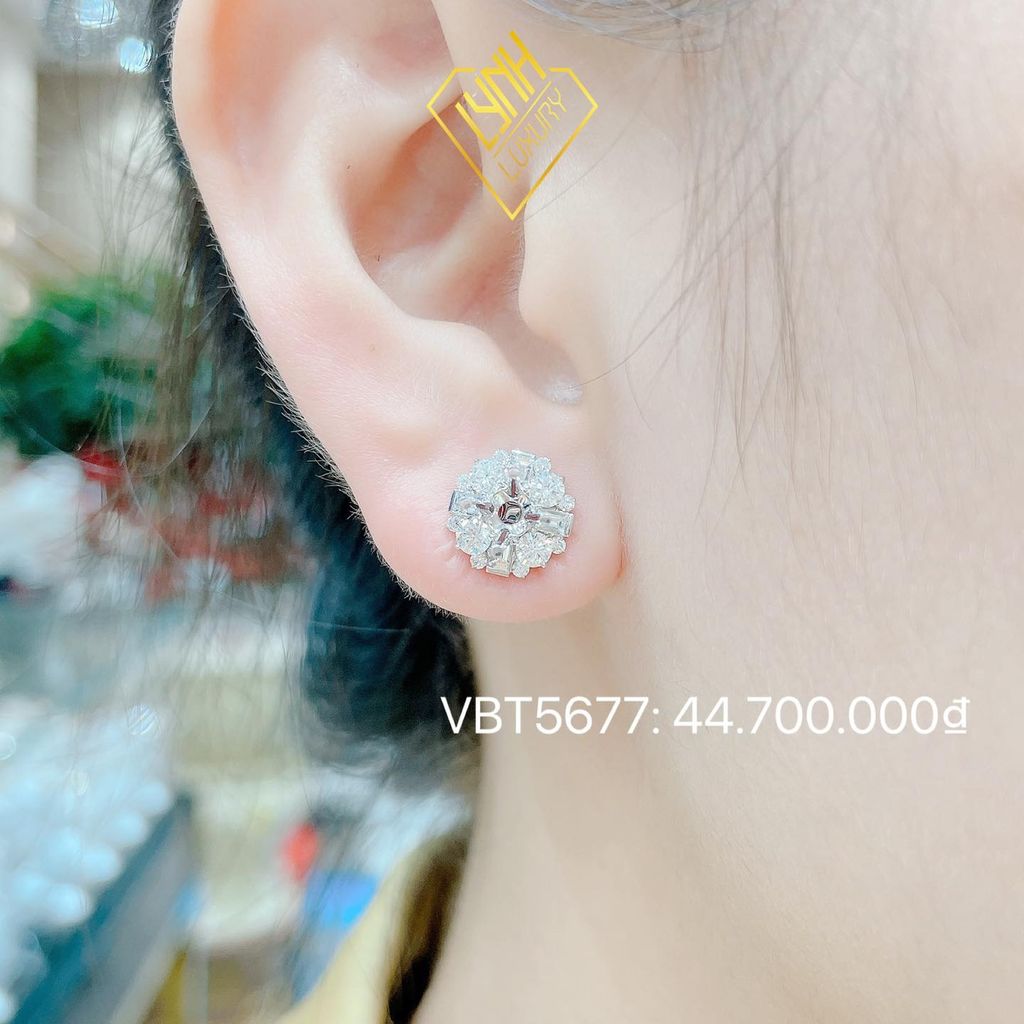 BÔNG TAI KIM CƯƠNG VBT5677