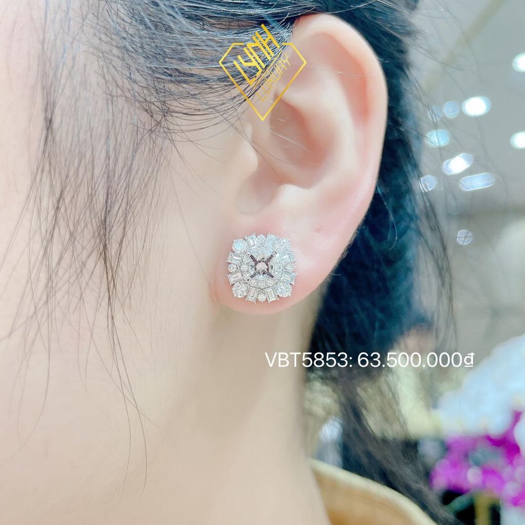BÔNG TAI KIM CƯƠNG VBT 5853