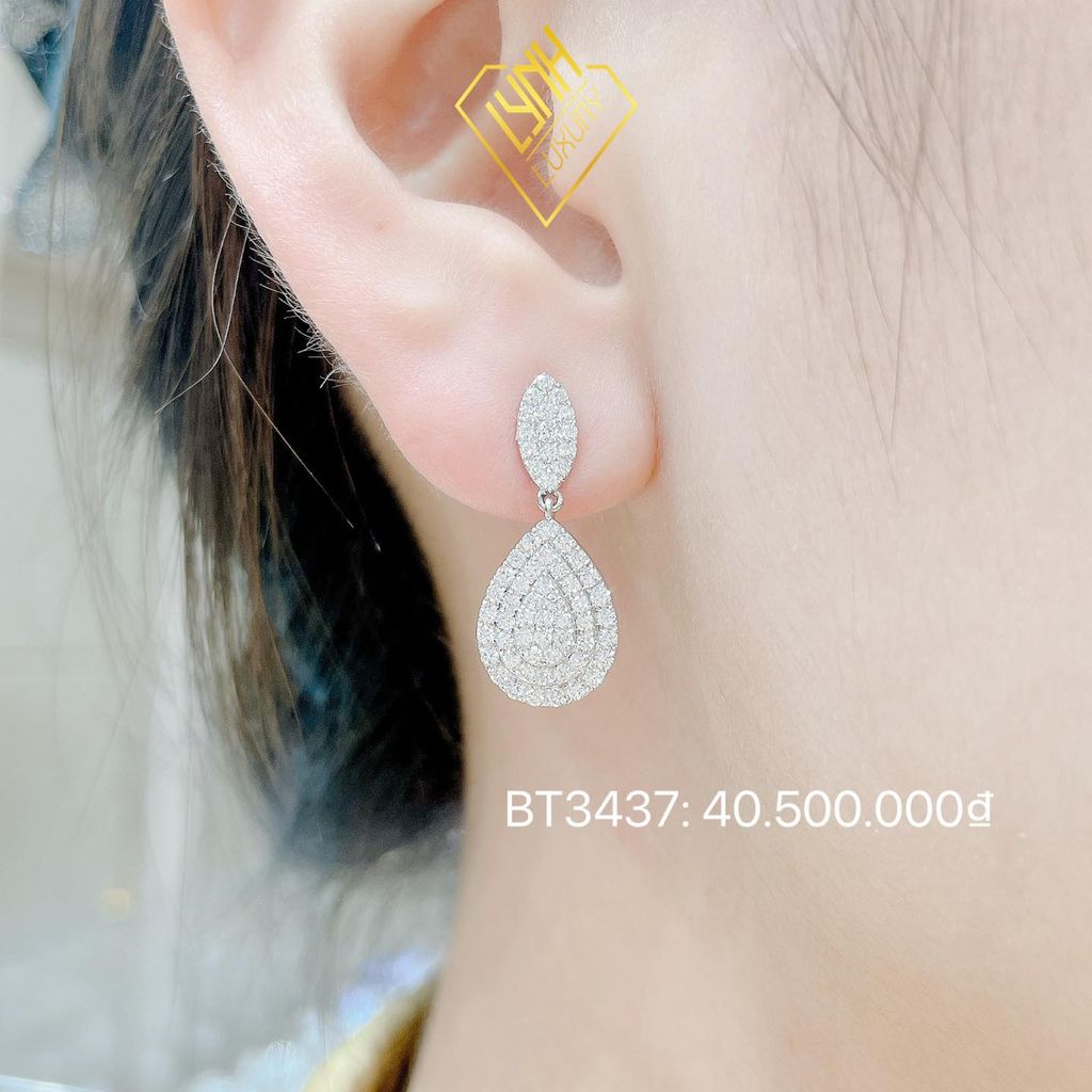 BÔNG TAI KIM CƯƠNG BT3437