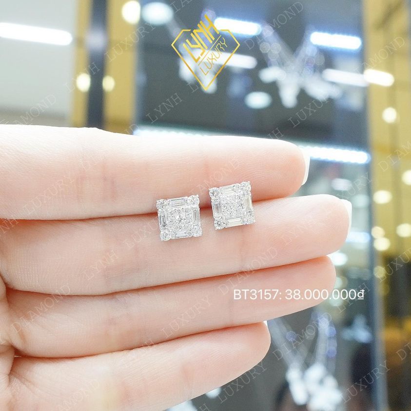 BÔNG TAI KIM CƯƠNG LYNH LUXURY