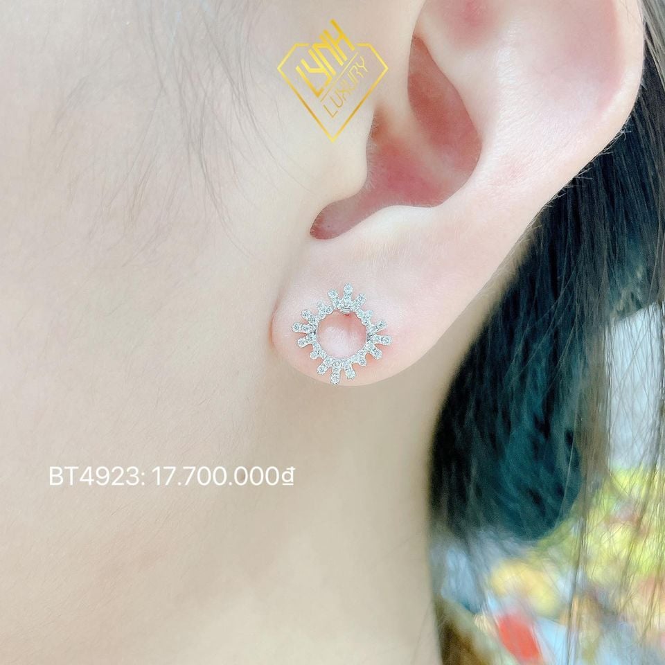 BÔNG TAI KIM CƯƠNG LYNH BT4923