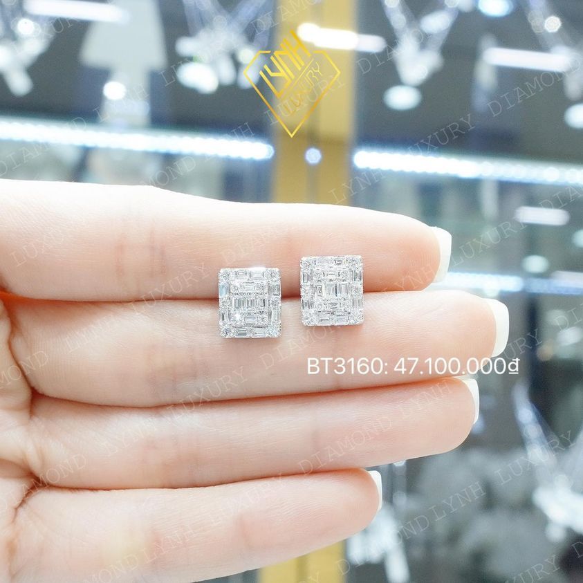 BÔNG TAI KIM CƯƠNG LYNH LUXURY